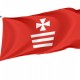 Flag of Pruchnik, Patriotic Flags, Unique Design Print, Flags for Indoor & Outdoor Use - Imagine 1