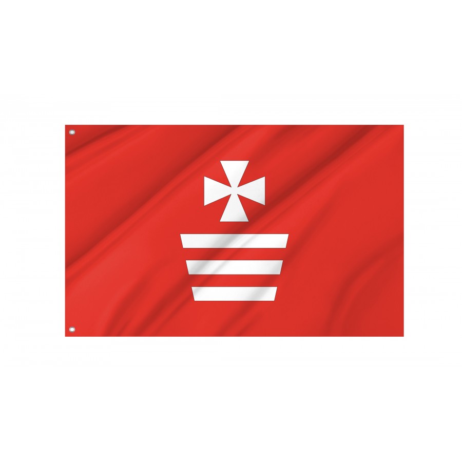 Flag Of Pruchnik, Patriotic Flags, Unique Design Print, Flags For Indoor & Outdoor Use - High Quality Poland for Indoor and Outdoor Use