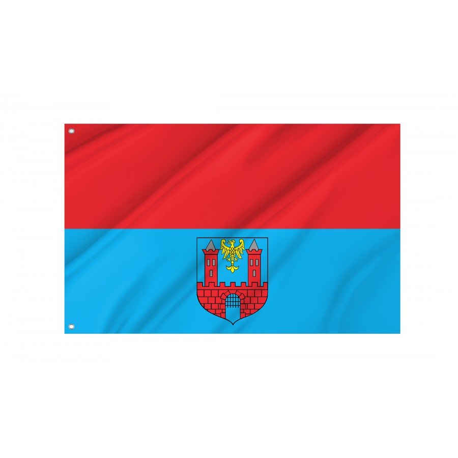 Flag Of Prudnik, Patriotic Flags, Unique Design Print, Flags For Indoor & Outdoor Use - High Quality Poland for Indoor and Outdoor Use