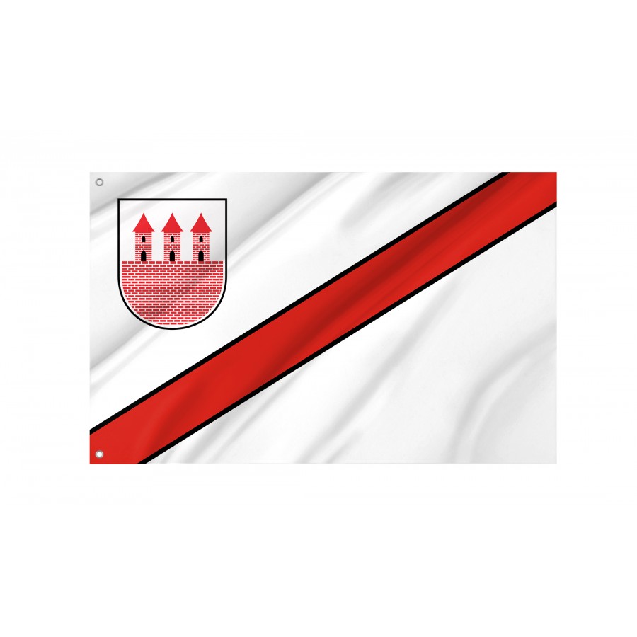 Flag Of Przasnysz, Patriotic Flags, Unique Design Print, Flags For Indoor & Outdoor Use - High Quality Poland for Indoor and Outdoor Use