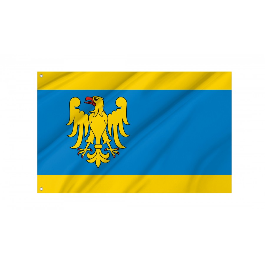 Flag Of Pszczyna, Patriotic Flags, Unique Design Print, Flags For Indoor & Outdoor Use - High Quality Poland for Indoor and Outdoor Use
