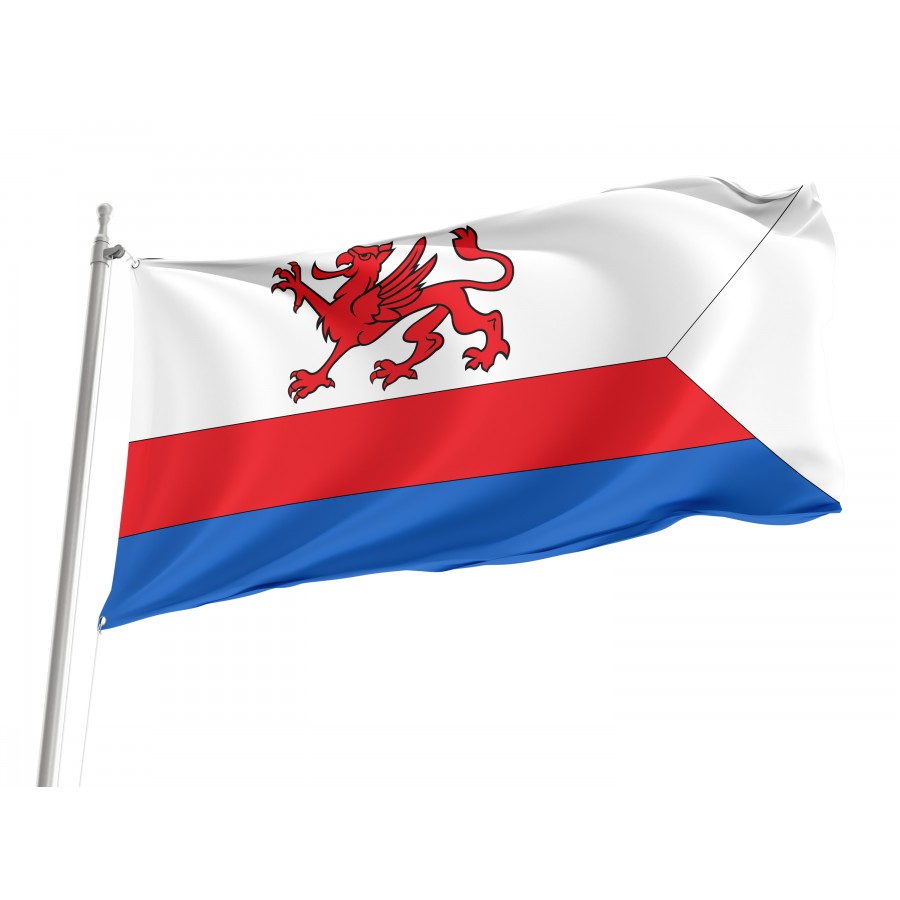 Flag Of Pyrzyce, Patriotic Flags, Unique Design Print, Flags For Indoor & Outdoor Use - High Quality Poland for Indoor and Outdoor Use