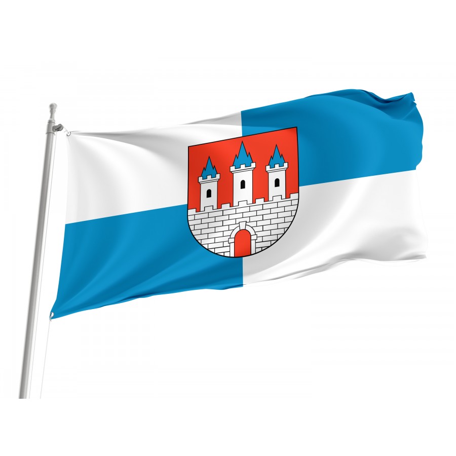 Flag Of Rawa Mazowiecka, Patriotic Flags, Unique Design Print, Flags For Indoor & Outdoor Use - High Quality Poland for Indoor and Outdoor Use