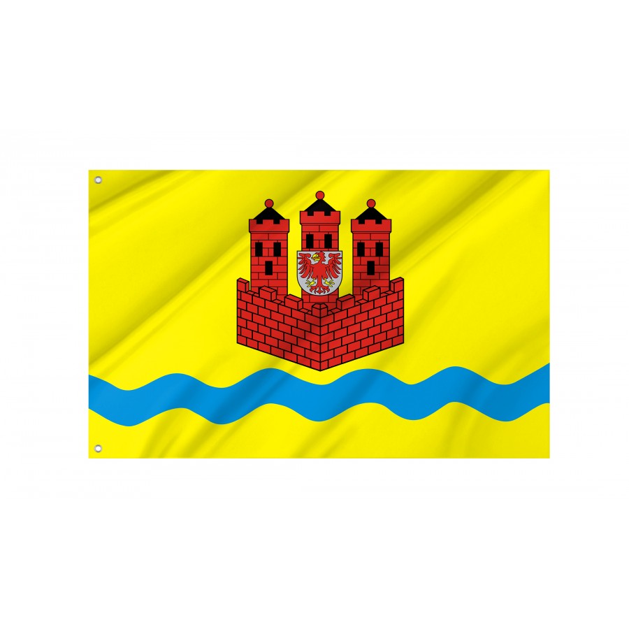 Flag Of Recz, Patriotic Flags, Unique Design Print, Flags For Indoor & Outdoor Use - High Quality Poland for Indoor and Outdoor Use