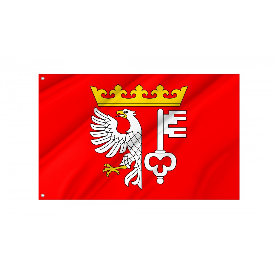 Flag Of Rogozno, Patriotic Flags, Unique Design Print, Flags For Indoor & Outdoor Use - High Quality Poland for Indoor and Outdoor Use