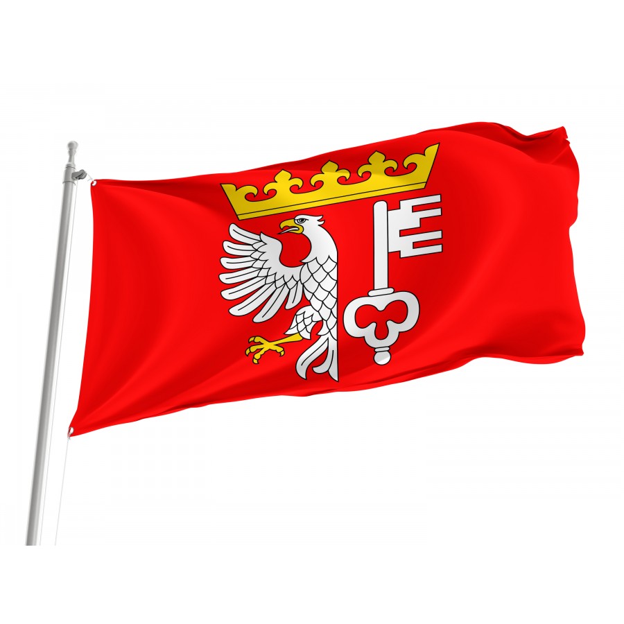 Flag Of Rogozno, Patriotic Flags, Unique Design Print, Flags For Indoor & Outdoor Use - High Quality Poland for Indoor and Outdoor Use