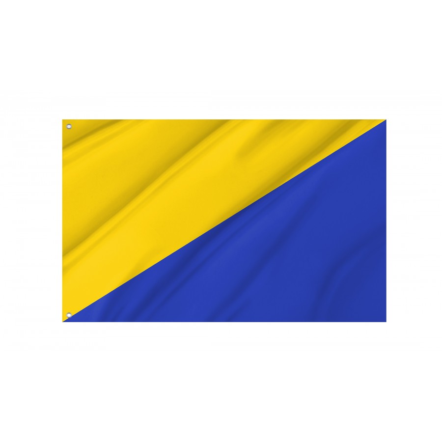 Flag Of Ruda Slaska, Patriotic Flags, Unique Design Print, Flags For Indoor & Outdoor Use - High Quality Poland for Indoor and Outdoor Use