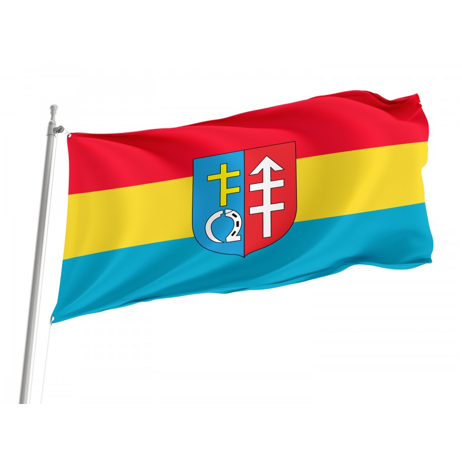 Flag Of Siemiatycze, Patriotic Flags, Unique Design Print, Flags For Indoor & Outdoor Use - High Quality Poland for Indoor and Outdoor Use