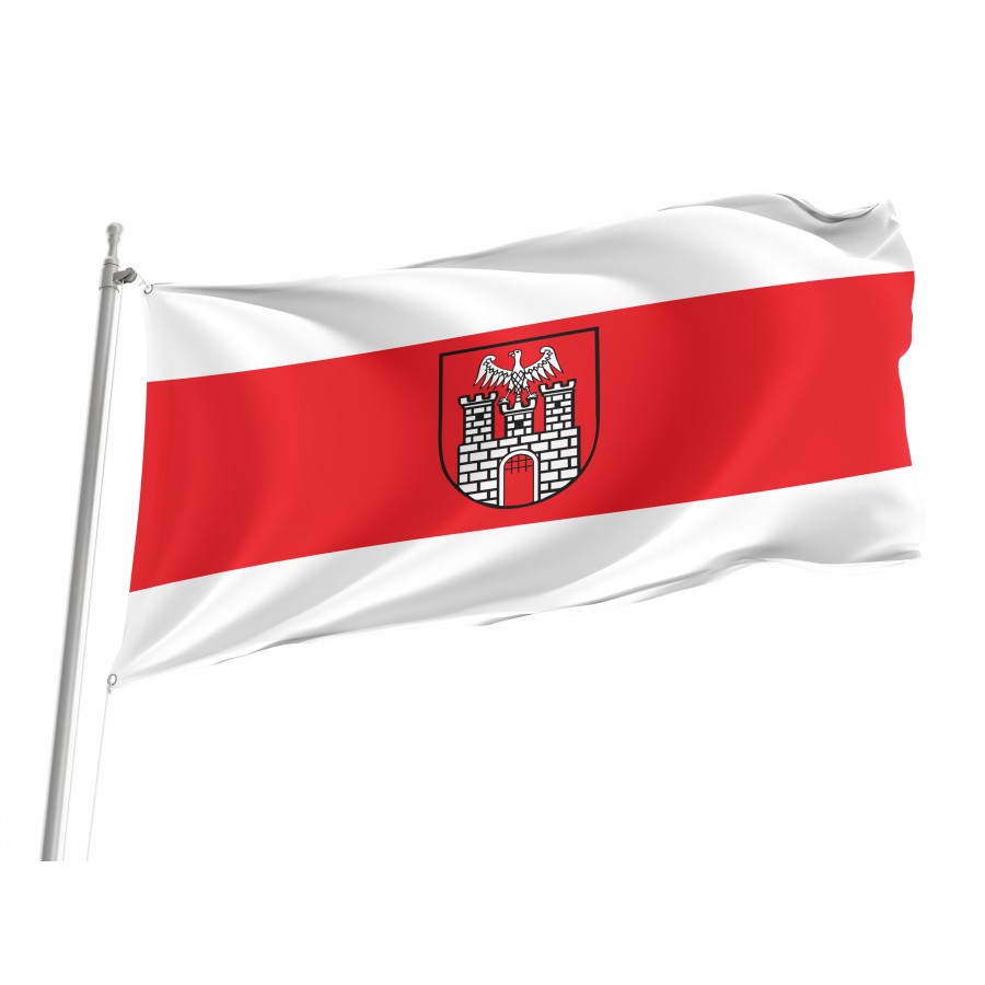 Flag Of Sieradz, Patriotic Flags, Unique Design Print, Flags For Indoor & Outdoor Use - High Quality Poland for Indoor and Outdoor Use