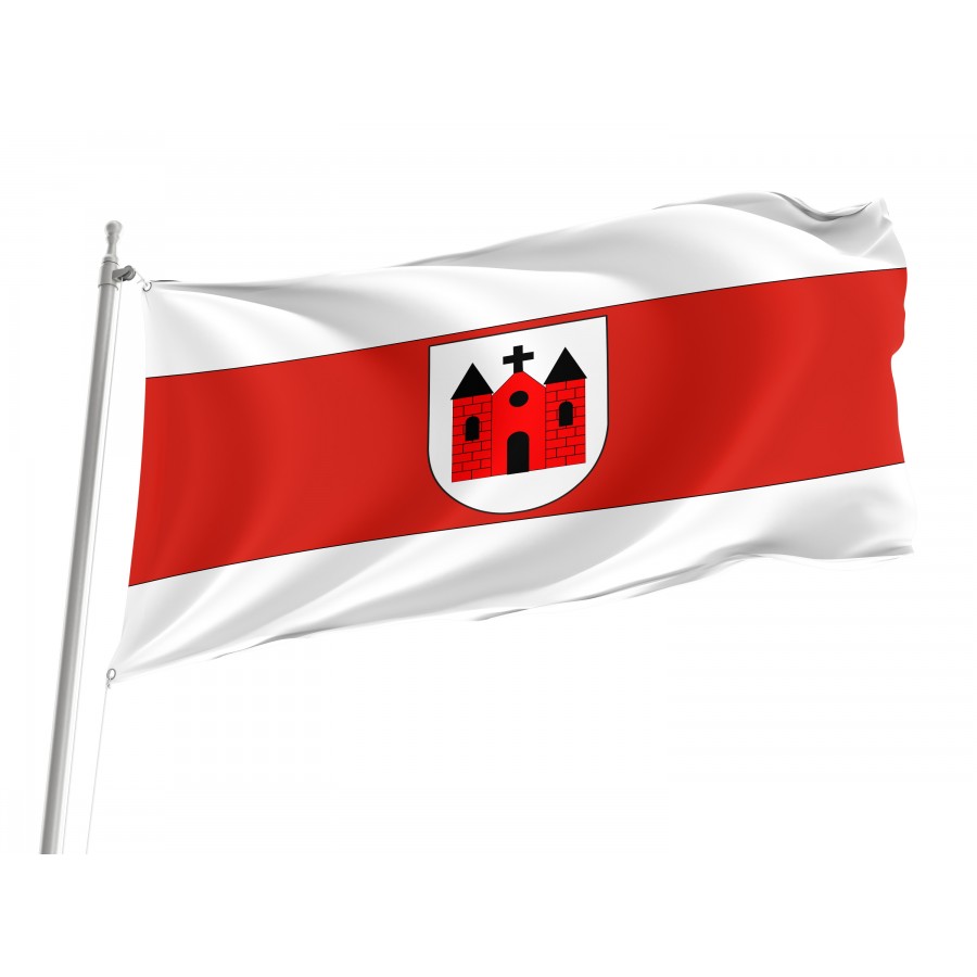 Flag Of Sierpc, Patriotic Flags, Unique Design Print, Flags For Indoor & Outdoor Use - High Quality Poland for Indoor and Outdoor Use