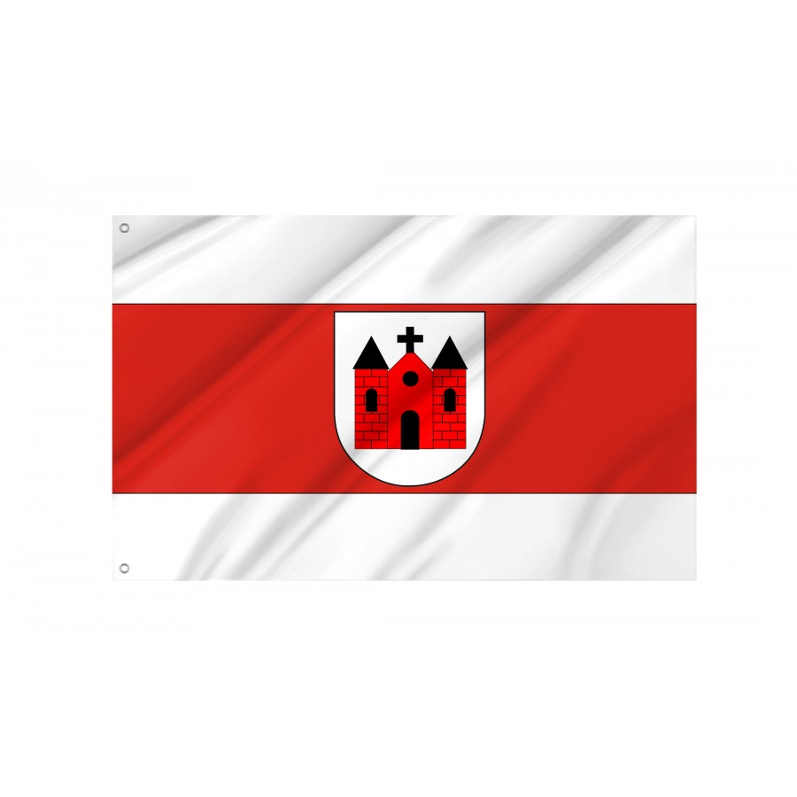Flag Of Sierpc, Patriotic Flags, Unique Design Print, Flags For Indoor & Outdoor Use - High Quality Poland for Indoor and Outdoor Use