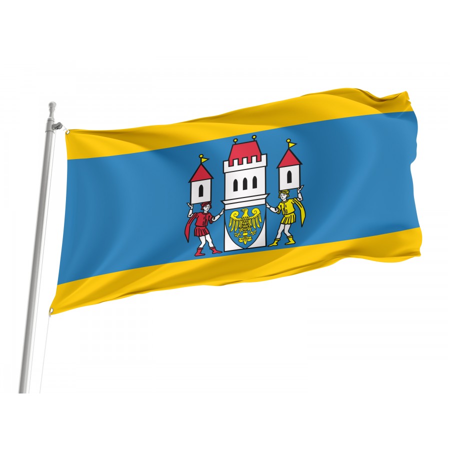 Flag Of Skoczow, Patriotic Flags, Unique Design Print, Flags For Indoor & Outdoor Use - High Quality Poland for Indoor and Outdoor Use