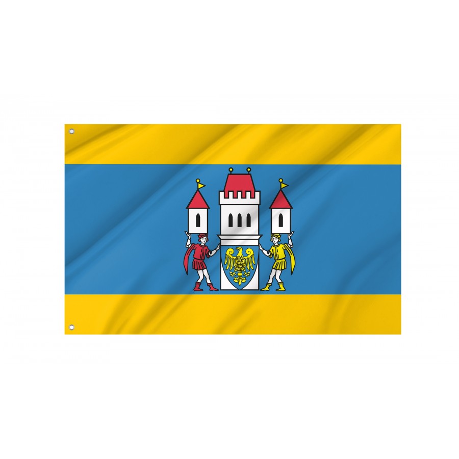 Flag Of Skoczow, Patriotic Flags, Unique Design Print, Flags For Indoor & Outdoor Use - High Quality Poland for Indoor and Outdoor Use