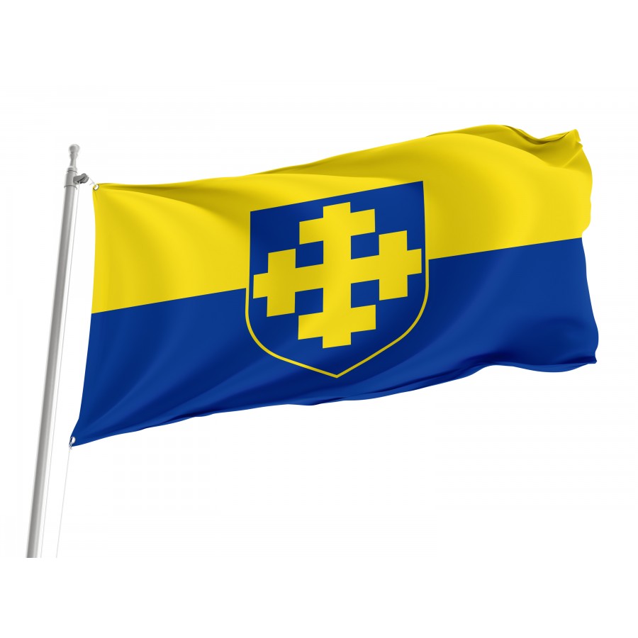 Flag Of Slupca, Patriotic Flags, Unique Design Print, Flags For Indoor & Outdoor Use - High Quality Poland for Indoor and Outdoor Use