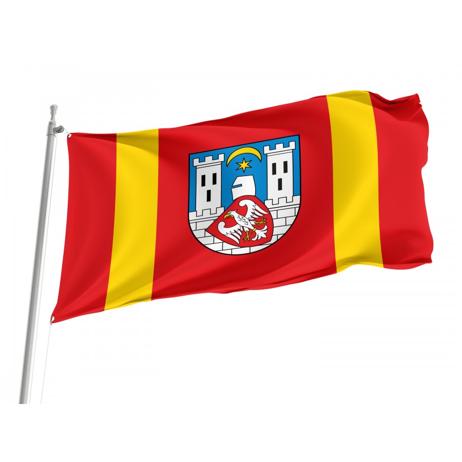 Flag Of Sroda Wielkopolska, Patriotic Flags, Unique Design Print, Flags For Indoor & Outdoor Use - High Quality Poland for Indoor and Outdoor Use