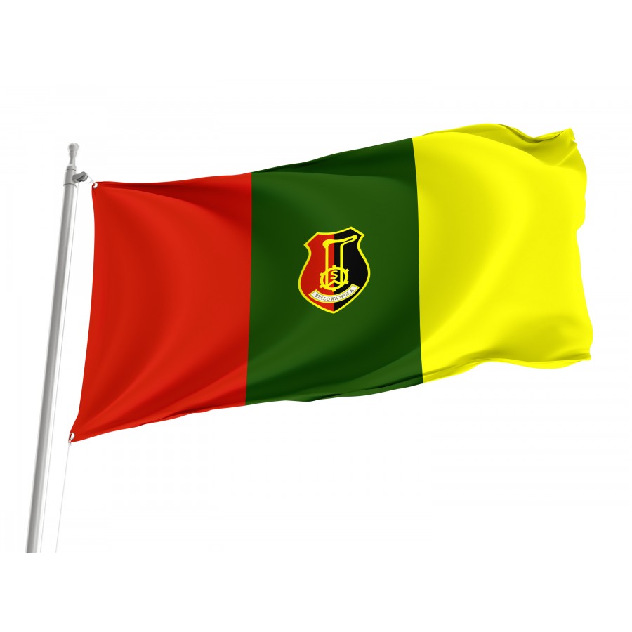 Flag Of Stalowa Wola, Patriotic Flags, Unique Design Print, Flags For Indoor & Outdoor Use - High Quality Poland for Indoor and Outdoor Use