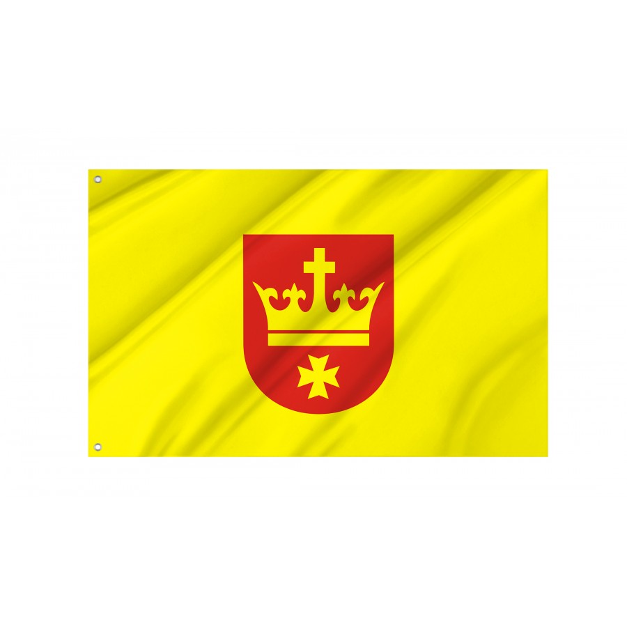 Flag Of Starogard Gdanski, Patriotic Flags, Unique Design Print, Flags For Indoor & Outdoor Use - High Quality Poland for Indoor and Outdoor Use