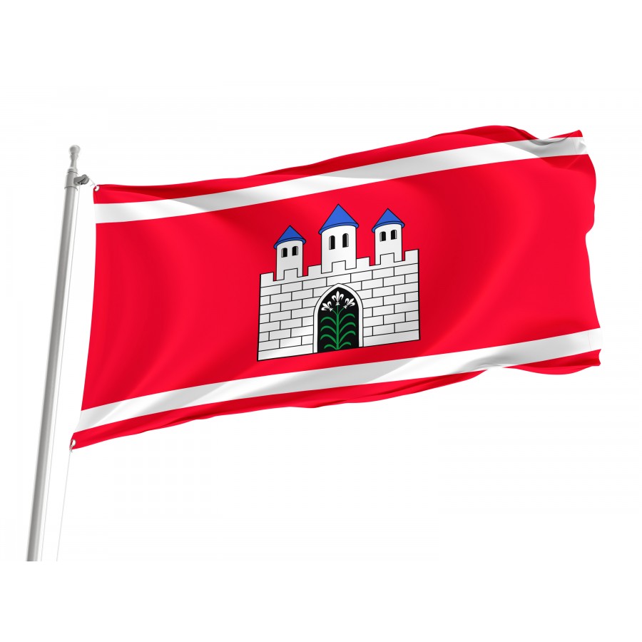 Flag Of Strzelce Krajenskie, Patriotic Flags, Unique Design Print, Flags For Indoor & Outdoor Use - High Quality Poland for Indoor and Outdoor Use