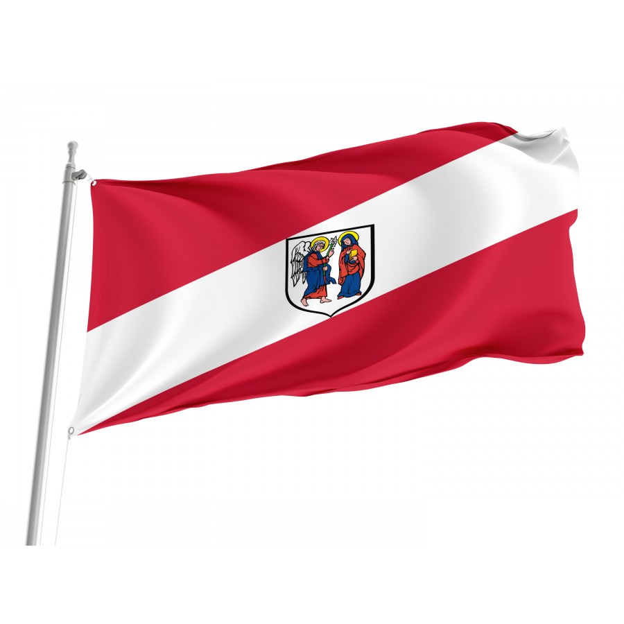 Flag Of Suprasl, Patriotic Flags, Unique Design Print, Flags For Indoor & Outdoor Use - High Quality Poland for Indoor and Outdoor Use