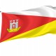 Flag of Swarzedz with Coat of Arms, Patriotic Flags, Unique Design Print, Flags for Indoor & Outdoor Use - Imagine 1