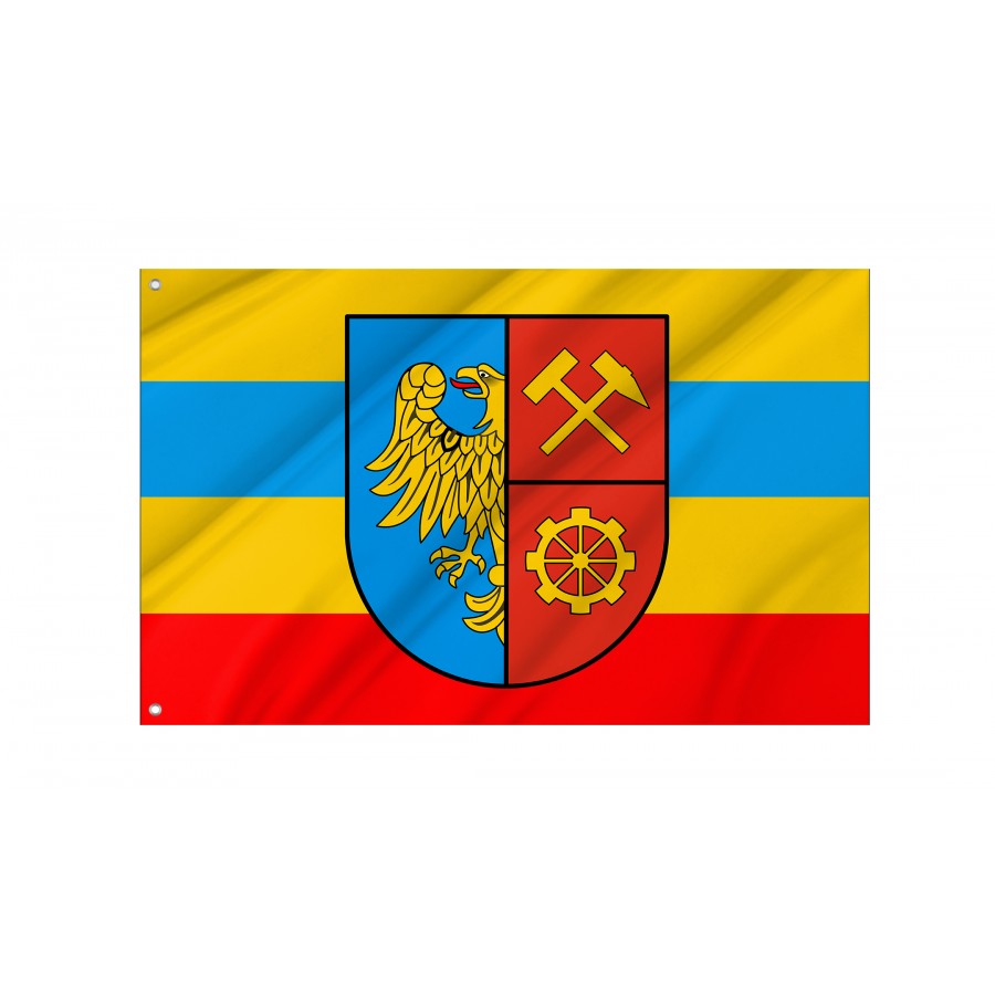 Flag Of Swietochlowice, Patriotic Flags, Unique Design Print, Flags For Indoor & Outdoor Use - High Quality Poland for Indoor and Outdoor Use