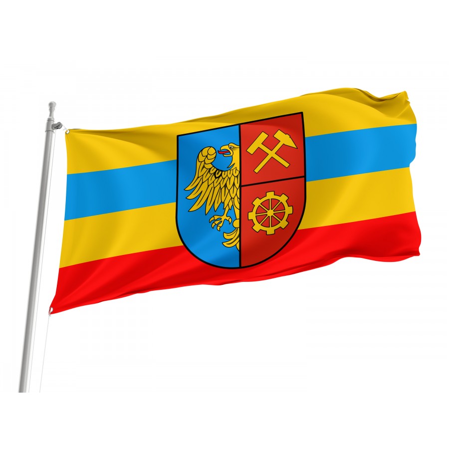 Flag Of Swietochlowice, Patriotic Flags, Unique Design Print, Flags For Indoor & Outdoor Use - High Quality Poland for Indoor and Outdoor Use