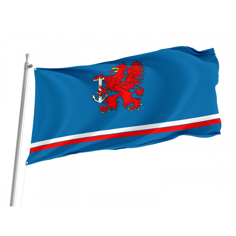 Flag Of Swinoujscie, Patriotic Flags, Unique Design Print, Flags For Indoor & Outdoor Use - High Quality Poland for Indoor and Outdoor Use