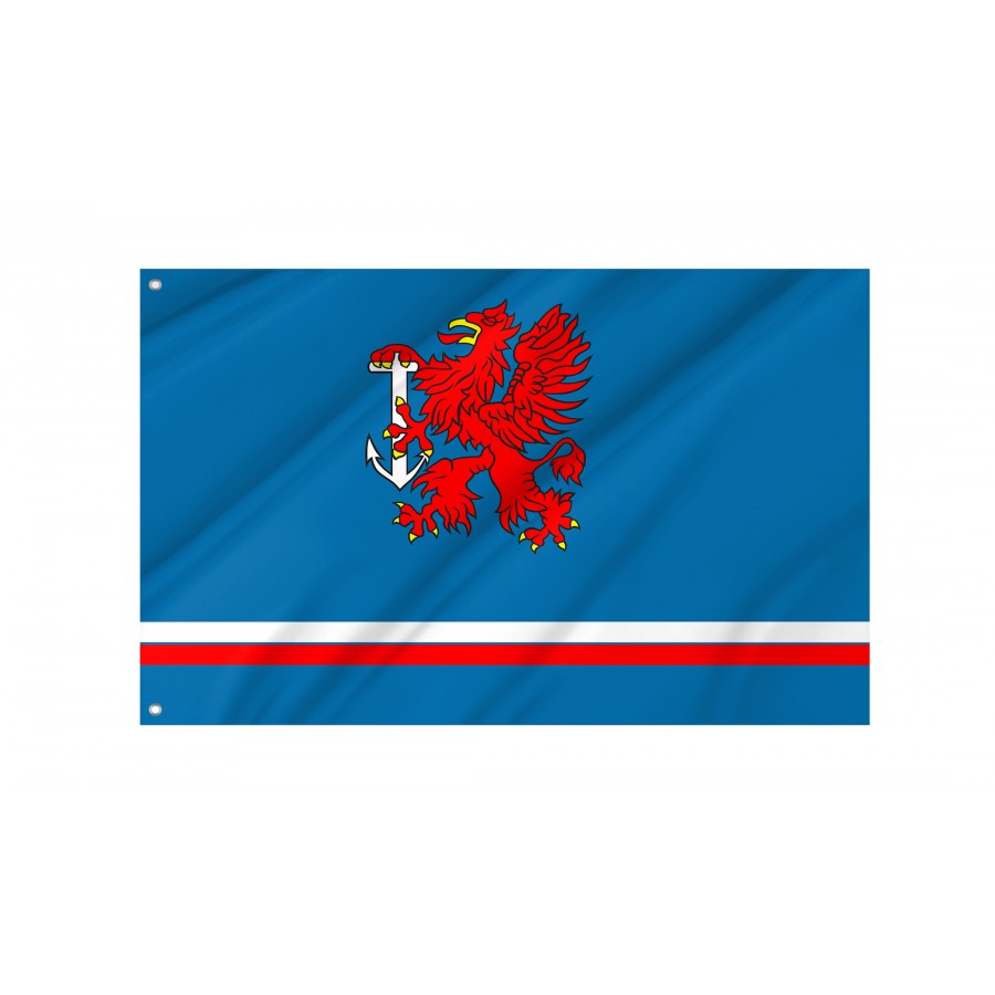 Flag Of Swinoujscie, Patriotic Flags, Unique Design Print, Flags For Indoor & Outdoor Use - High Quality Poland for Indoor and Outdoor Use