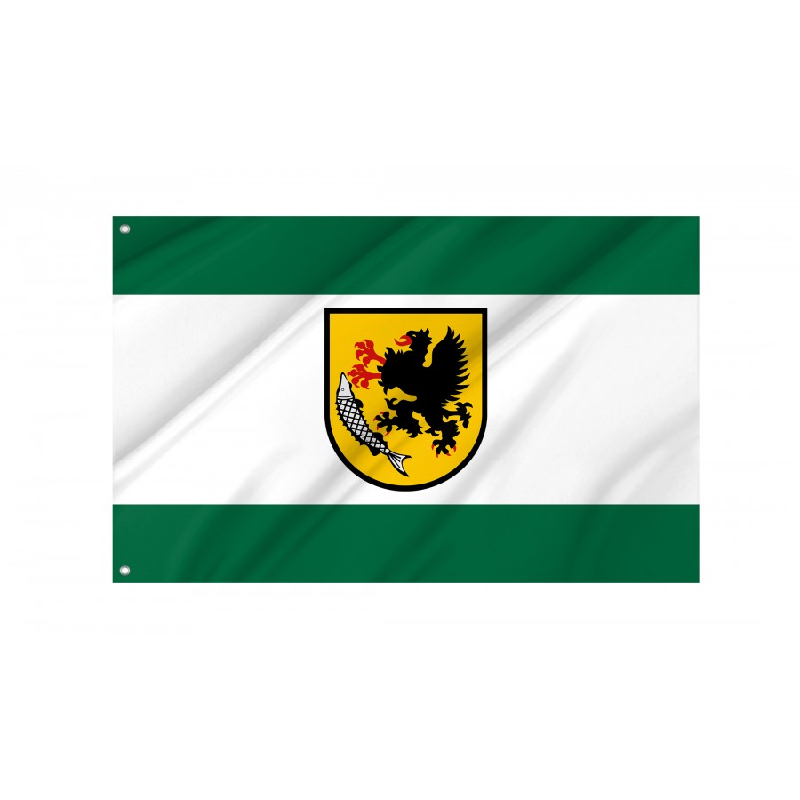 Flag Of Szczecinek, Patriotic Flags, Unique Design Print, Flags For Indoor & Outdoor Use - High Quality Poland for Indoor and Outdoor Use