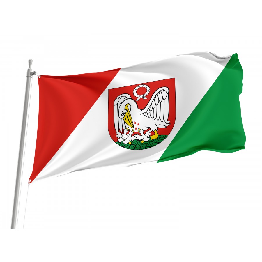 Flag Of Szubin, Patriotic Flags, Unique Design Print, Flags For Indoor & Outdoor Use - High Quality Poland for Indoor and Outdoor Use