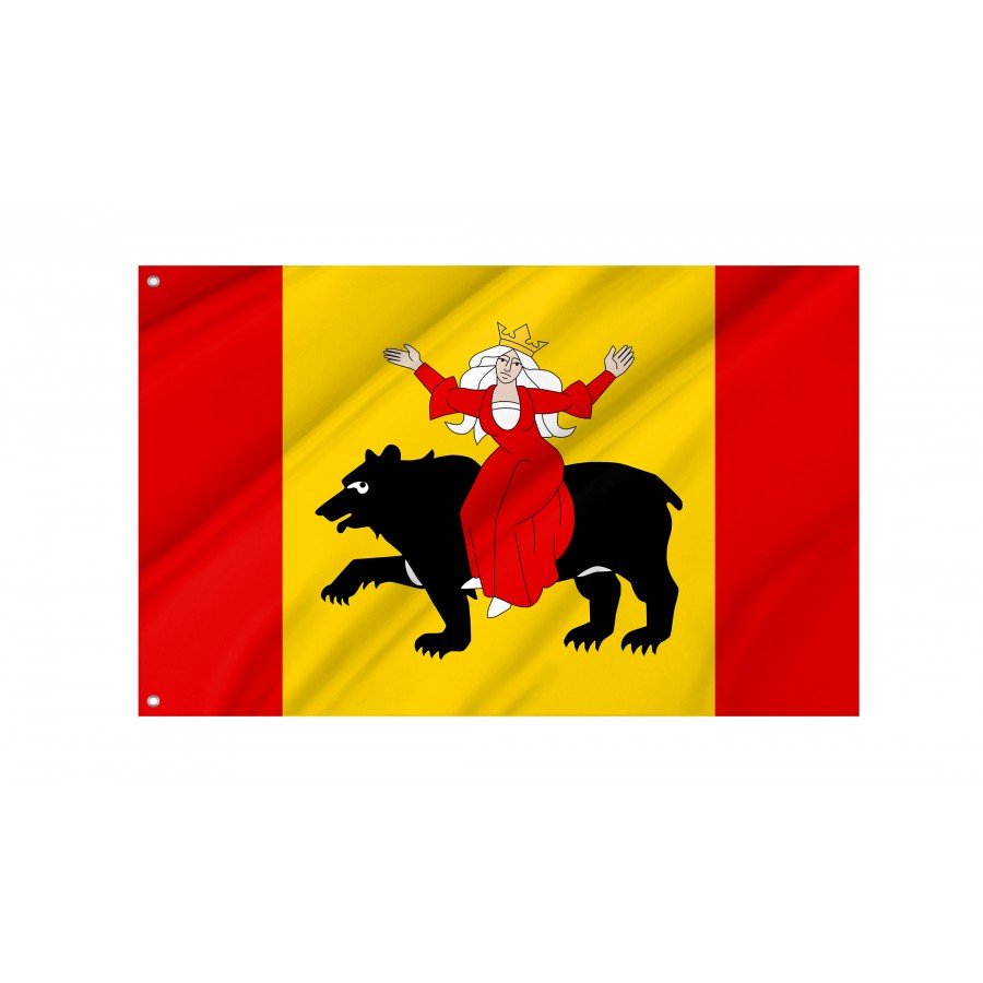 Flag Of Tomaszow Mazowiecki, Patriotic Flags, Unique Design Print, Flags For Indoor & Outdoor Use - High Quality Poland for Indoor and Outdoor Use