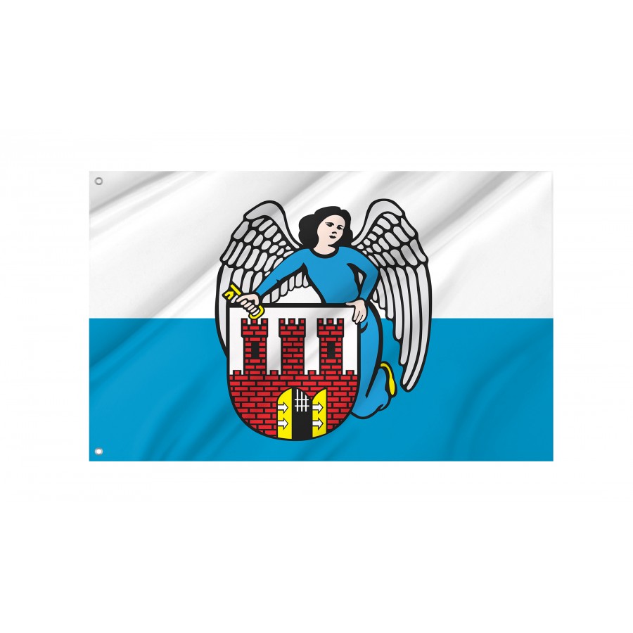 Flag Of Torunia, Patriotic Flags, Unique Design Print, Flags For Indoor & Outdoor Use - High Quality Poland for Indoor and Outdoor Use