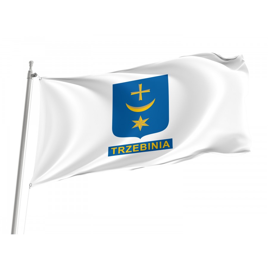Flag Of Trzebinia, Patriotic Flags, Unique Design Print, Flags For Indoor & Outdoor Use - High Quality Poland for Indoor and Outdoor Use