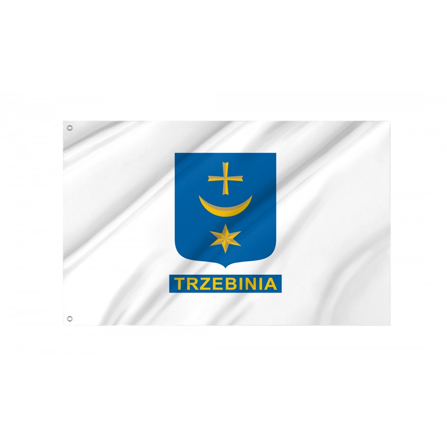 Flag Of Trzebinia, Patriotic Flags, Unique Design Print, Flags For Indoor & Outdoor Use - High Quality Poland for Indoor and Outdoor Use