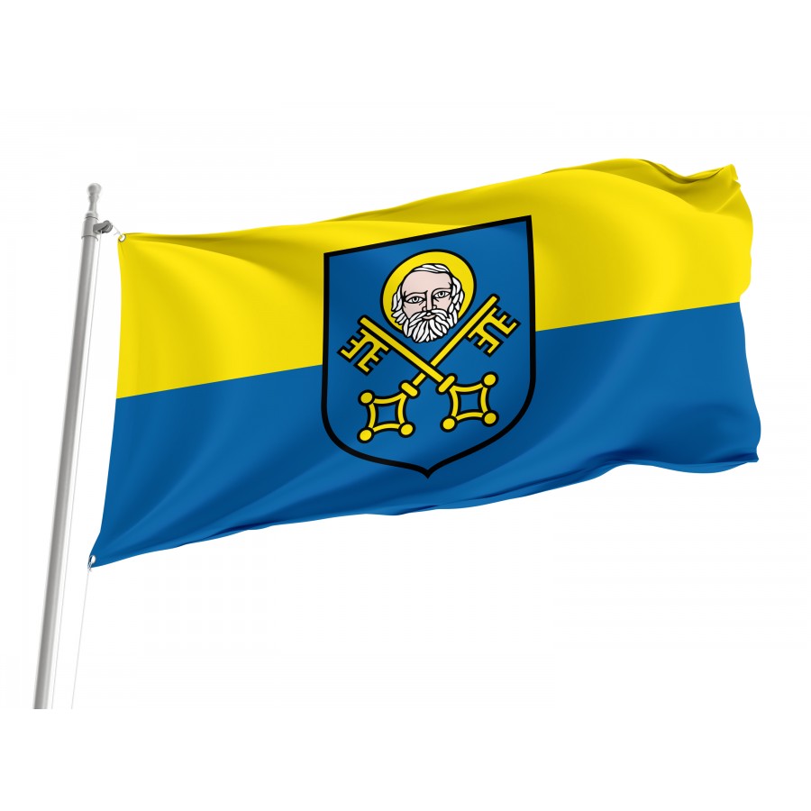 Flag Of Trzebnica, Patriotic Flags, Unique Design Print, Flags For Indoor & Outdoor Use - High Quality Poland for Indoor and Outdoor Use