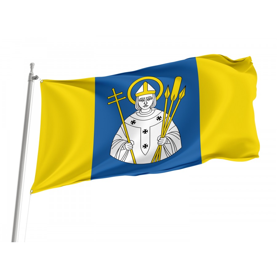 Flag Of Trzemeszno, Patriotic Flags, Unique Design Print, Flags For Indoor & Outdoor Use - High Quality Poland for Indoor and Outdoor Use