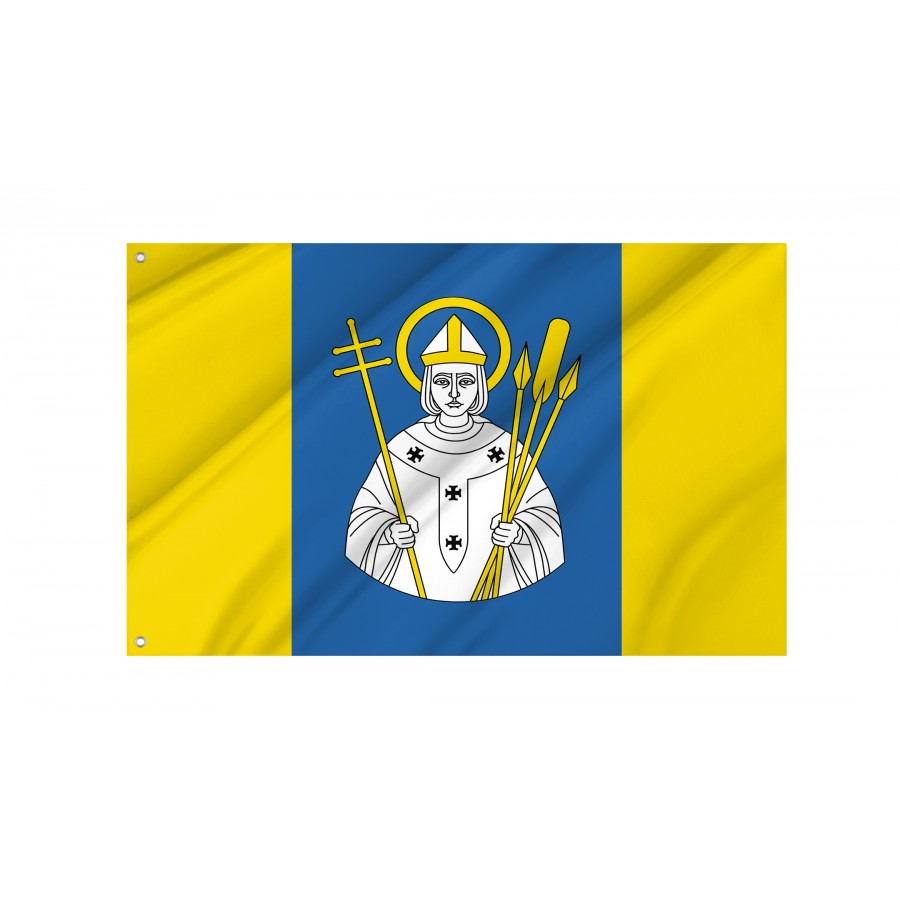 Flag Of Trzemeszno, Patriotic Flags, Unique Design Print, Flags For Indoor & Outdoor Use - High Quality Poland for Indoor and Outdoor Use