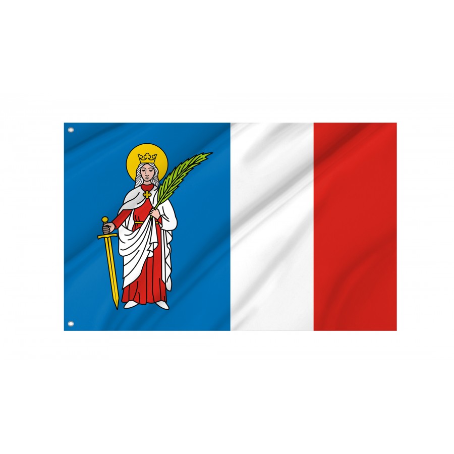 Flag Of Tyczyn, Patriotic Flags, Unique Design Print, Flags For Indoor & Outdoor Use - High Quality Poland for Indoor and Outdoor Use