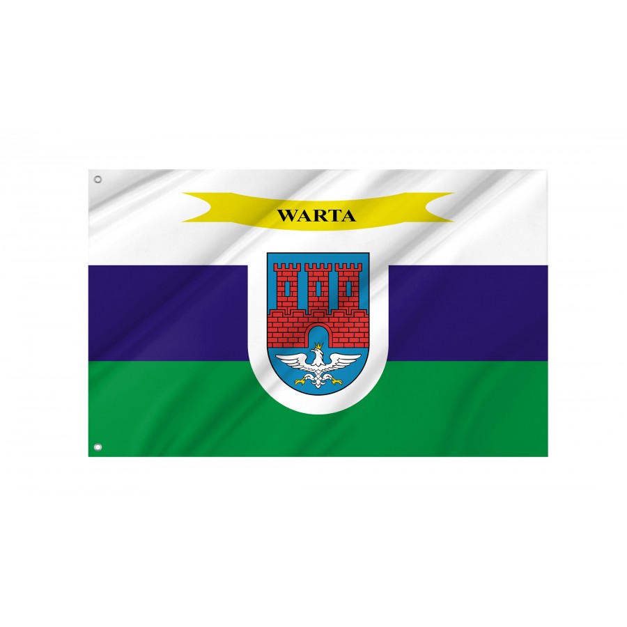 Flag Of Warta, Patriotic Flags, Unique Design Print, Flags For Indoor & Outdoor Use - High Quality Poland for Indoor and Outdoor Use