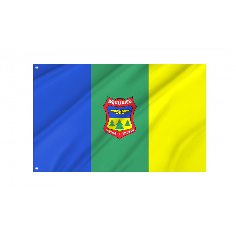 Flag Of Wegliniec, Patriotic Flags, Unique Design Print, Flags For Indoor & Outdoor Use - High Quality Poland for Indoor and Outdoor Use