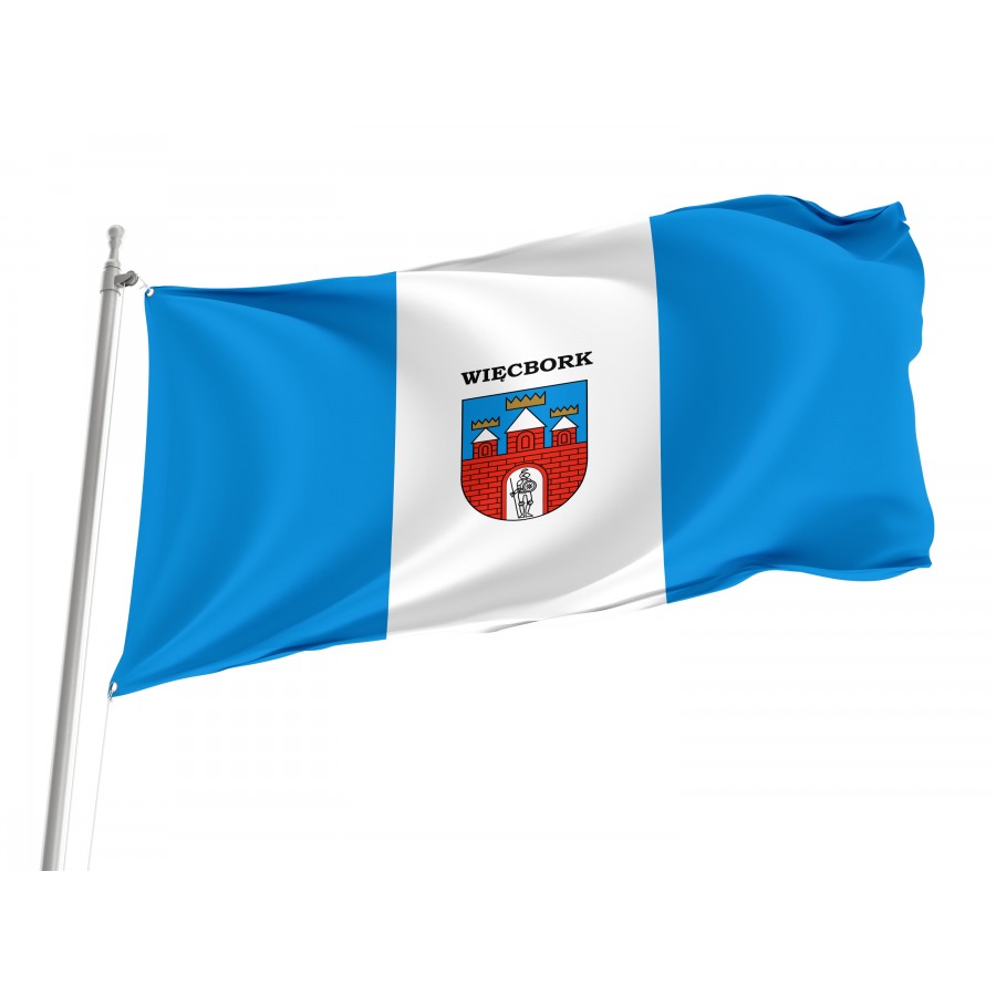 Flag Of Wiecbork, Patriotic Flags, Unique Design Print, Flags For Indoor & Outdoor Use - High Quality Poland for Indoor and Outdoor Use