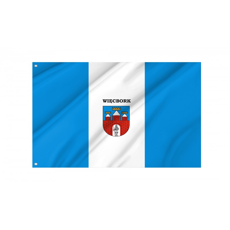Flag Of Wiecbork, Patriotic Flags, Unique Design Print, Flags For Indoor & Outdoor Use - High Quality Poland for Indoor and Outdoor Use