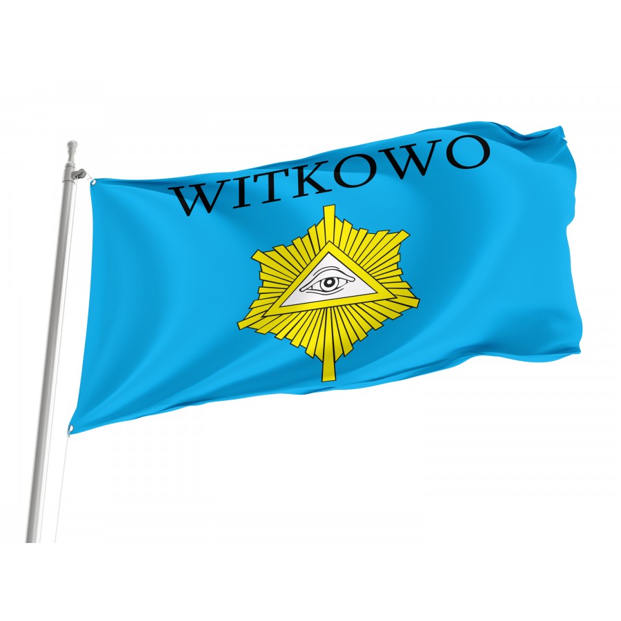 Flag Of Witkowo, Patriotic Flags, Unique Design Print, Flags For Indoor & Outdoor Use - High Quality Poland for Indoor and Outdoor Use