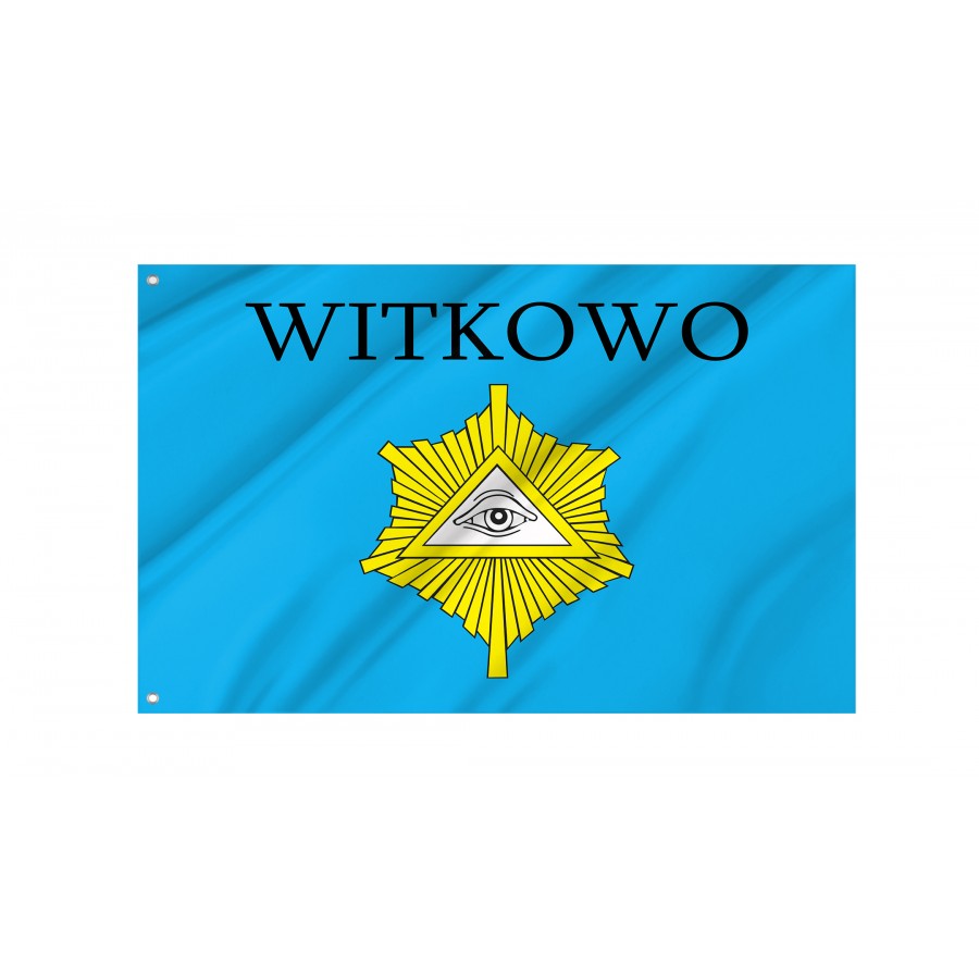 Flag Of Witkowo, Patriotic Flags, Unique Design Print, Flags For Indoor & Outdoor Use - High Quality Poland for Indoor and Outdoor Use