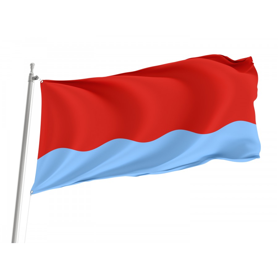 Flag Of Wojkowice, Patriotic Flags, Unique Design Print, Flags For Indoor & Outdoor Use - High Quality Poland for Indoor and Outdoor Use