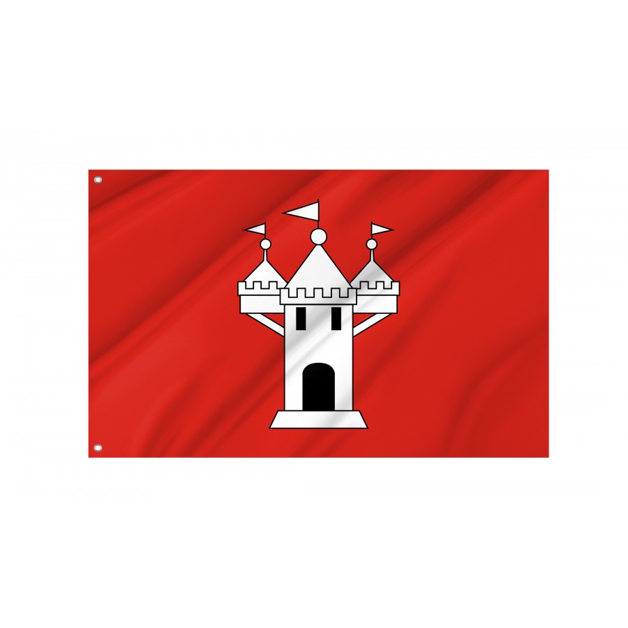 Flag Of Wolborz, Patriotic Flags, Unique Design Print, Flags For Indoor & Outdoor Use - High Quality Poland for Indoor and Outdoor Use