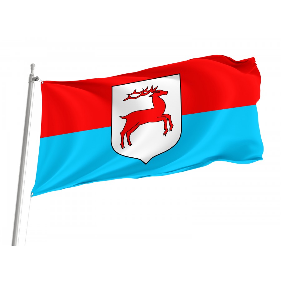 Flag Of Zabludow, Patriotic Flags, Unique Design Print, Flags For Indoor & Outdoor Use - High Quality Poland for Indoor and Outdoor Use