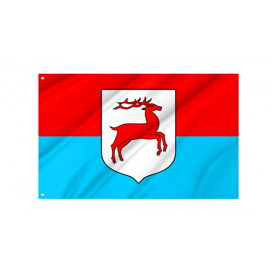 Flag Of Zabludow, Patriotic Flags, Unique Design Print, Flags For Indoor & Outdoor Use - High Quality Poland for Indoor and Outdoor Use