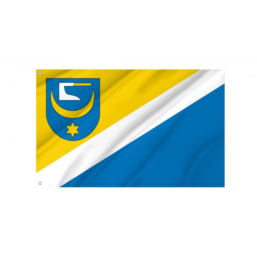 Flag Of Zabno, Patriotic Flags, Unique Design Print, Flags For Indoor & Outdoor Use - High Quality Poland for Indoor and Outdoor Use