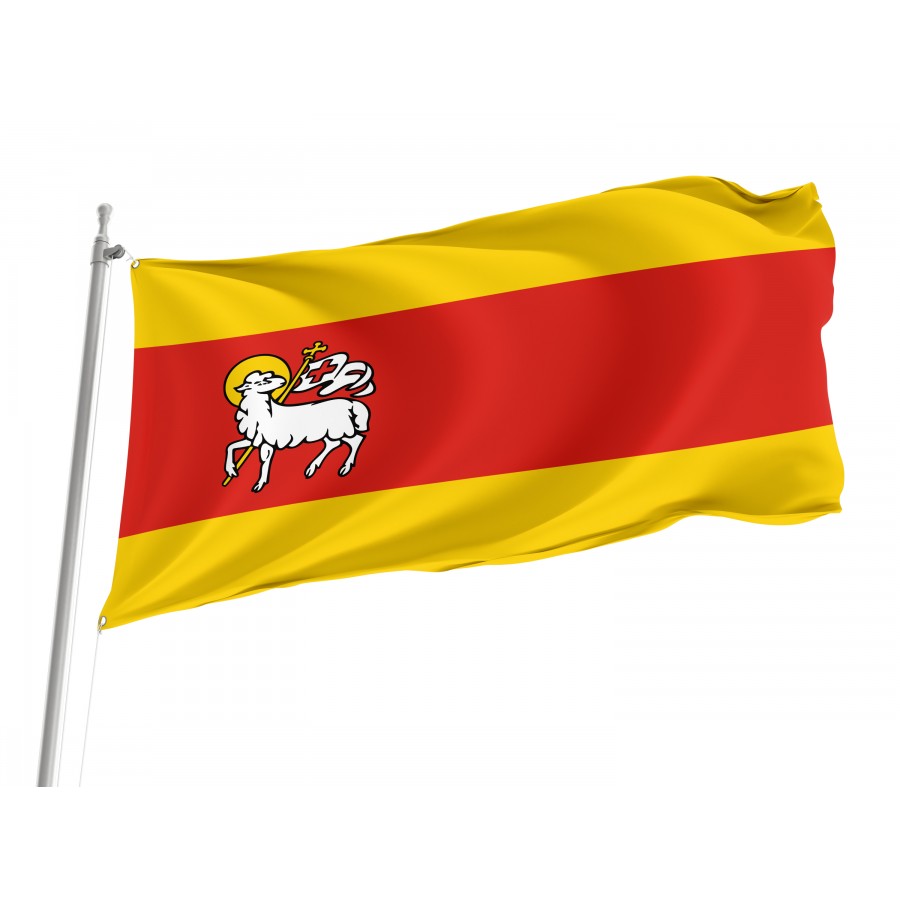 Flag Of Zakroczym, Patriotic Flags, Unique Design Print, Flags For Indoor & Outdoor Use - High Quality Poland for Indoor and Outdoor Use